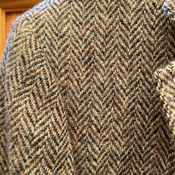 Vintage large Harris Tweed jacket Scotland Outer Hebrides wool - Picture 8 of 16